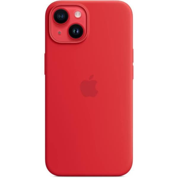 Coque APPLE iPhone 14 silikon Röd