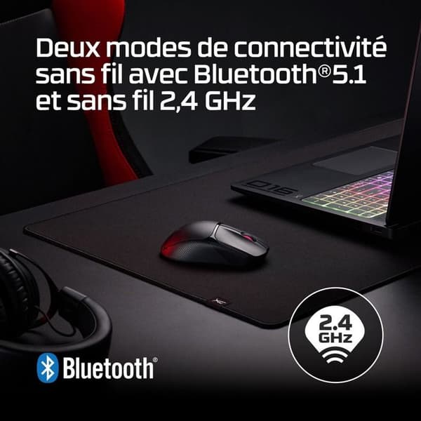 Souris Hyper X Pulsefire Fuse Wireless Gaming Mouse