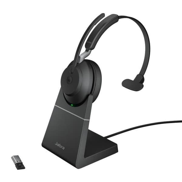 Hovedtelefon - JABRA - Evolve2 65 - Trådløs - In-ear - Støjreduktion
