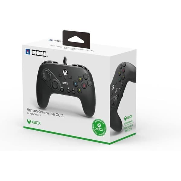 Spillekontrol - PC og Xbox Series X|S - HORI - Fighting Commander Octa - Kablet - Sort