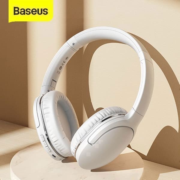 Bluetooth Headset - Baseus - Encok D02 Pro - Autonomy 10h - White Color - Wireless