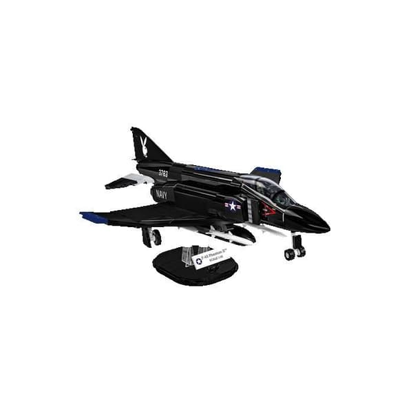 Bygnespil - COBI - F-4S Phantom II - Sort - 608 elementer - 1:48