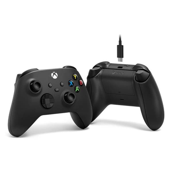 Microsoft Xbox Controller Trådlös Svart Gamepad Bluetooth USB för PC Xbox Android iOS