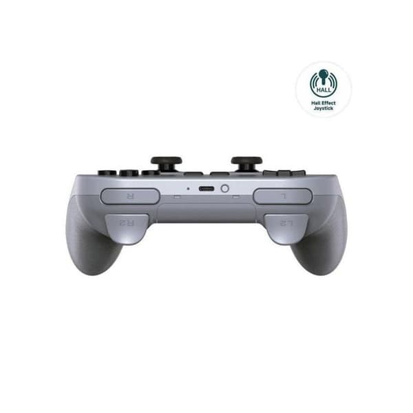 8BitDo PRO 2 Gamepad Hall Effekt - Grå Nya Utgåvan