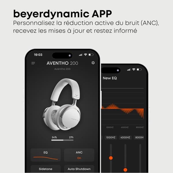 Hovedtelefoner / studio Beyerdynamic Aventho 200 Sort