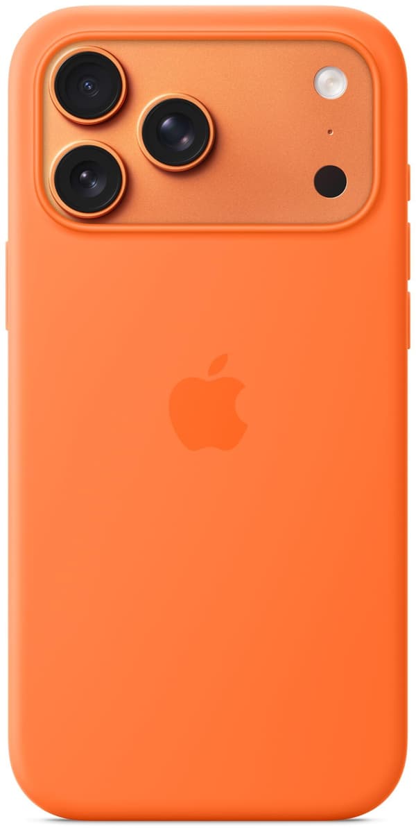 APPLE iPhone 17 Pro Max - Silikonskal med MagSafe - Orange