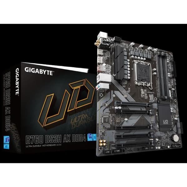 Bundkort - GIGABYTE TECHNOLOGY - B760 DS3H AX DDR4