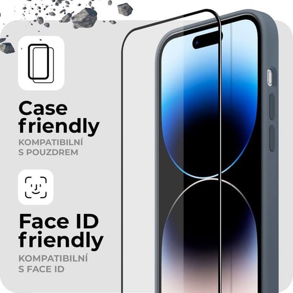 3D härdat glas skydd för iPhone 16 Pro Max kamera glas applicator (Case Friendly)