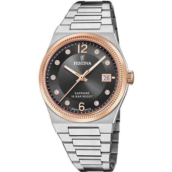 Ur - Sølv Stål - Festina - F20037/3