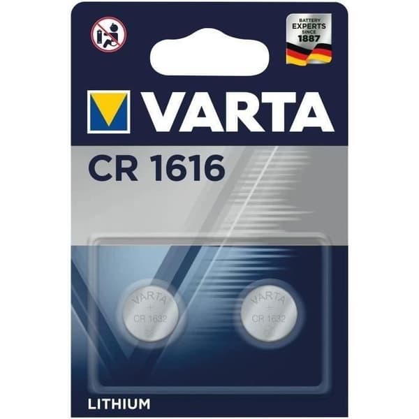 VARTA - Lithium elektronisk batteri CR1616 3V x2