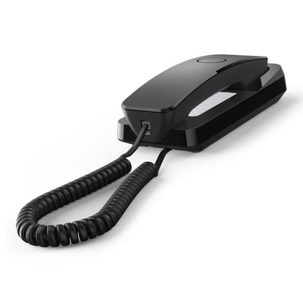 Fastnettelefon - GIGASET - Desk 200 - Sort - 1 håndsæt - Uden håndfri
