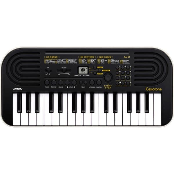 Casio SA51 Svart digitalpiano