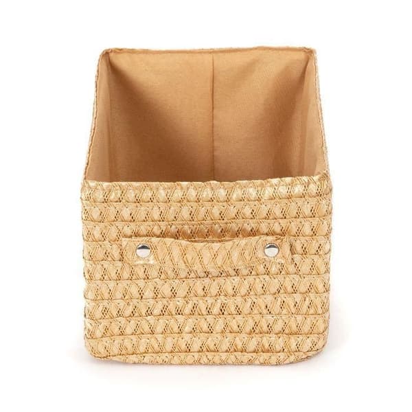 Opbevaringskurv - COMPACTOR - One size - Beige - Vævet polypropylen - Vaskerums tilbehør