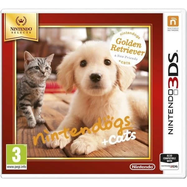 Videospil - NINTENDO - NINTENDOGS & CATS LEGETØJSPUDLE & NYE VENNER - 3DS - Simulering - 3+