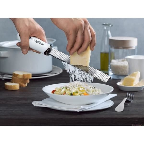Rive-Zester - MICROPLANET - Premium Classic - 20,3 cm - Rustfrit stål - Hvid
