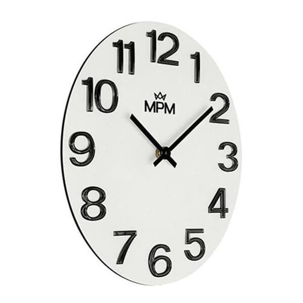 Klocka - MPM KVALITET - C E07M.4222.0090 - MDF - Brun - Rund