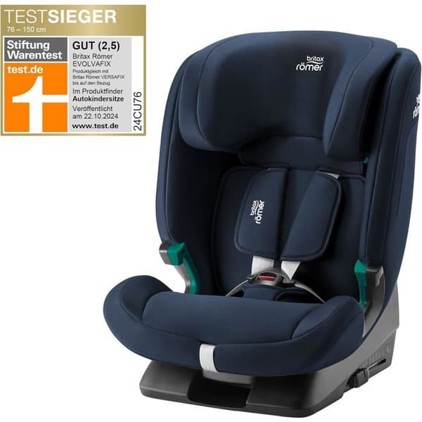 Bilbarnstol BRITAX RÖMER EVOLVAFIX i-Size 76-150 cm, Night Blue