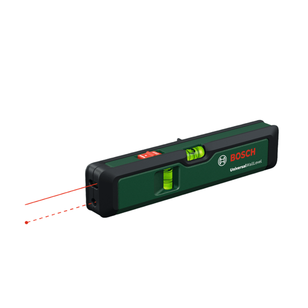 Laserlinjer BOSCH - UniversalWallLevel - Med manual + 2 batterier x 1,5V AA