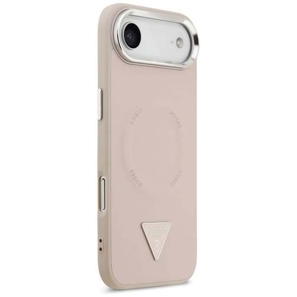 Coque Guess Hardcase Triangle Logo MagSafe til iPhone Air - Pink