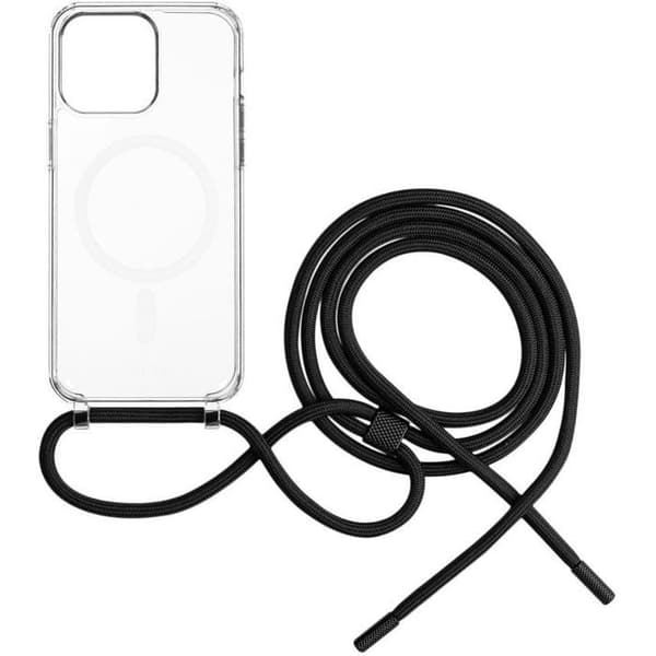 FIXE MagPure Neck med sort håndledsrem til Apple iPhone 16 Pro