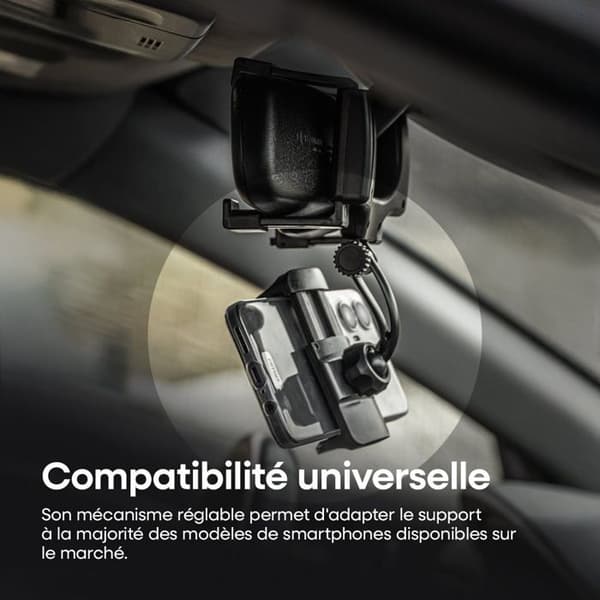 FOLDABLE TELEFONSTÖD FÖR BAKSPEGEL AMIO
