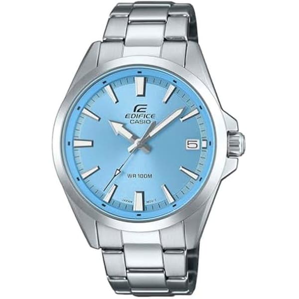 Ur - CASIO - EFV-100D-2BVUEF - Rustfrit Stål - Blå Skive - Vandtæthed 10 bar