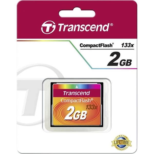 Transcend TS2GCF133 Flashminne Svart