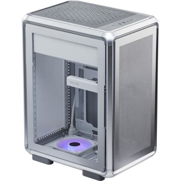 Spelchassi - COOLER MASTER - MF400M-SHNN-S00 - MasterFrame 400 Mesh Silver - Micro-ATX och Mini-ITX