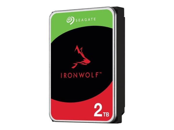 NAS HDD Intern hårddisk - SEAGATE - IronWolf 2 TB - 5900 RPM - 256 MB Cache