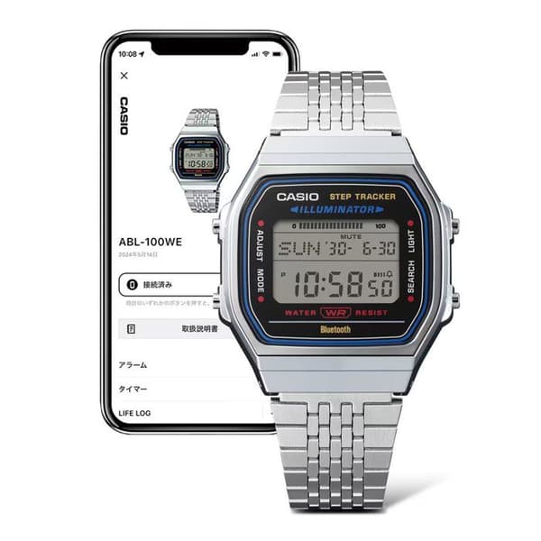Smartklocka - CASIO - ABL - 38 mm - Silver