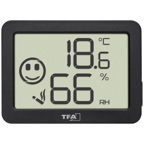 TFA Dostmann Termo-hygrometer svart 30.5055.01