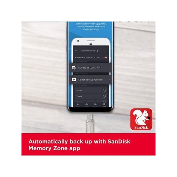 SanDisk Ultra Luxe USB 3.1 Typ-C 512 GB Silver