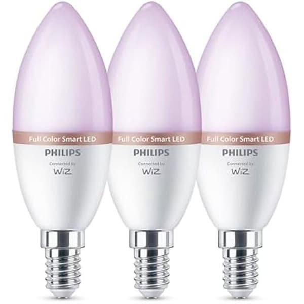 LED-pære - PHILIPS - E14 - 4,9 W - 470 lm - Hvid - Klasse A+