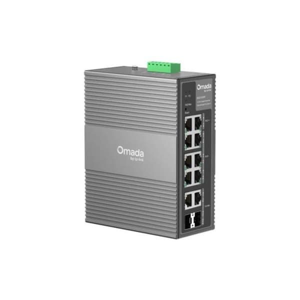 TP-Link Omada IES210GPP 8 Gigabit L2+ PoE++ Cloud DIN Rail Rack