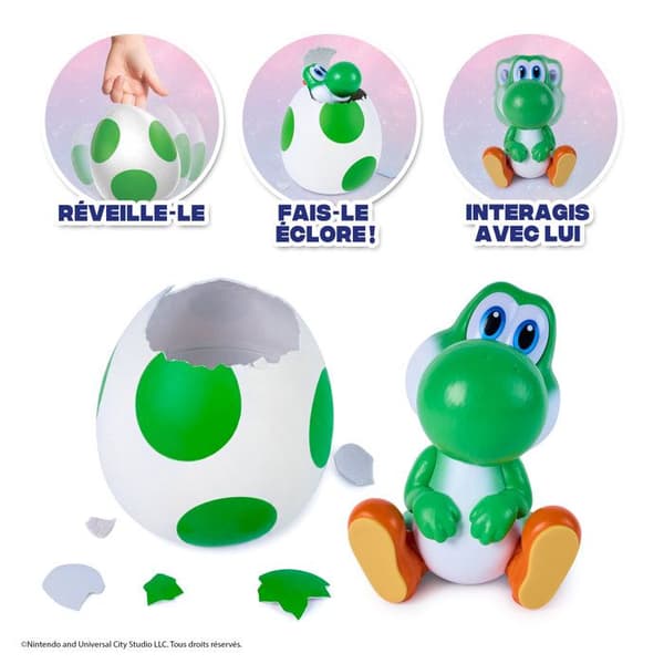 Yoshi Interaktiv Att Kläcka - Hatchin'yoshi - SPINMASTER - Från 4 År
