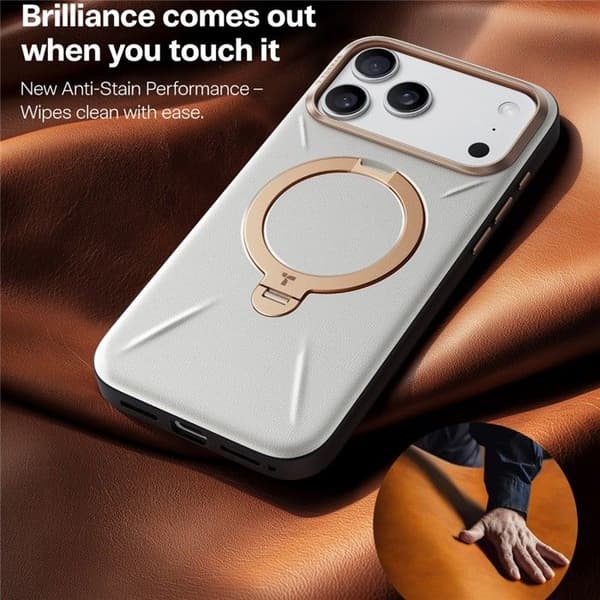 Cover til iPhone 17 Pro - Grå, MagSafe, Med Støtte