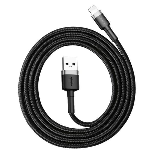 Lightning-kabel - BASEUS - 1 meter - Holdbart nylon - Opladning og dataoverførsel - 1.5 A
