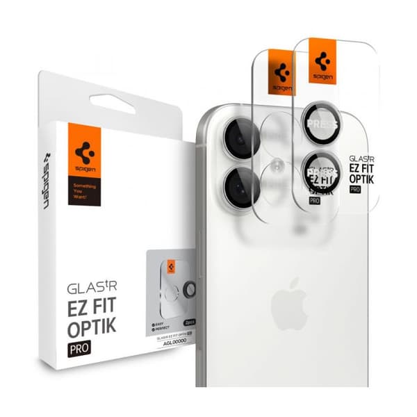 Spigen Optik Pro EZ Fit Objektivbeskytter - Sølv