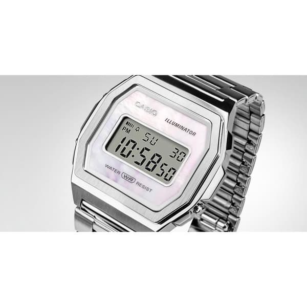 Digital Ur - CASIO - A1000D-7EF - Rustfrit stål - Kvarts - Kvinde
