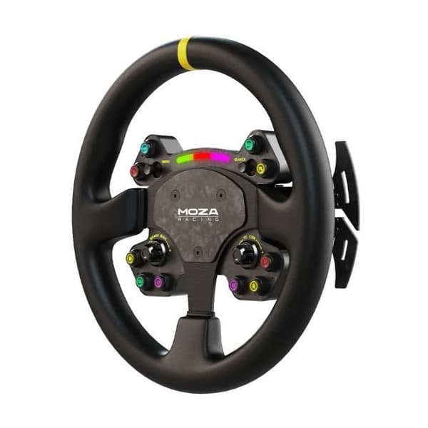 Spilrat - MOZA RS025 - Sort - Kompatibel med PC - 10 programmerbare knapper