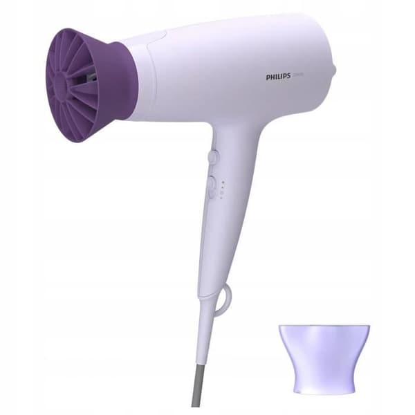 Hårtørrer - PHILIPS - BHD341/10 - 2100W - ThermoProtect tilbehør - Luftionisator
