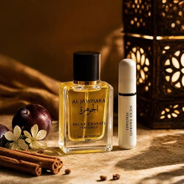 Niche Emarati Al Jawhara unisex eau de parfum + atomizer 20 ml