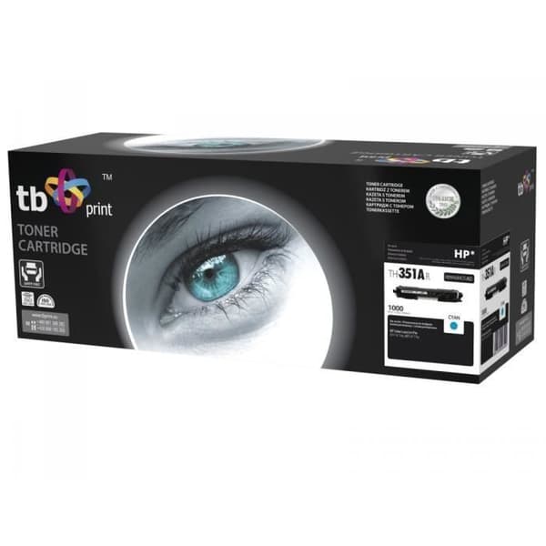 TB Print TH-351ARO, Lasertoner, 1000 sider, Cyan, 1 stk.
