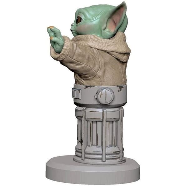 Figurine Barnet Bébé Yoda - Støtte & Oplader til Controller og Smartphone - Exquisite Gaming