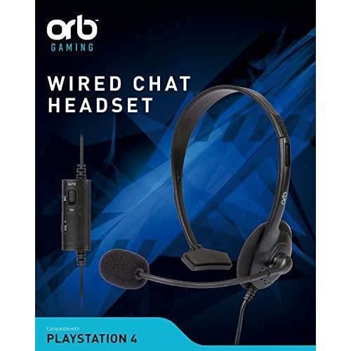Diskussionsheadset - ORB - PS4 - Trådbunden - Stereo - Svart