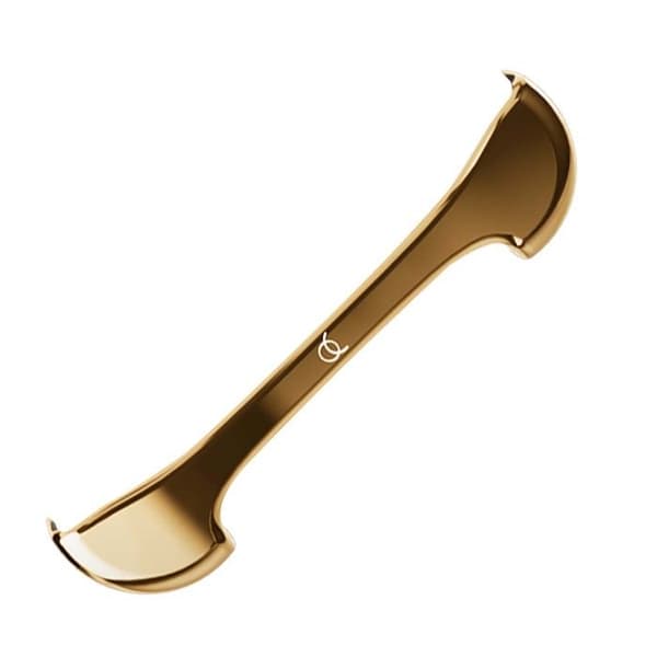 Beskyttelsesdesign til iPhone 17 Pro Max Bumper Shell i Robust Aluminium Arc Pulse Guld
