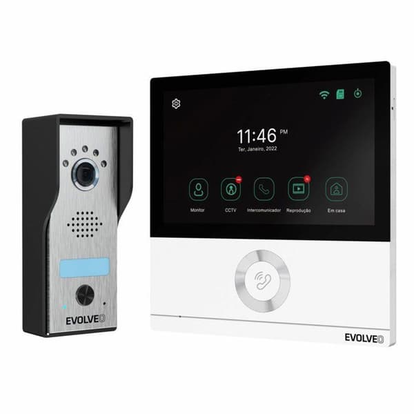 EVOLVEO DoorPhone AHD7, vit skärm