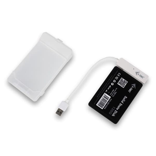 Hölje för Hårt Disk - I-TEC - MySafe - USB 3.0 - 2.5" - Serial ATA/600 - Vit