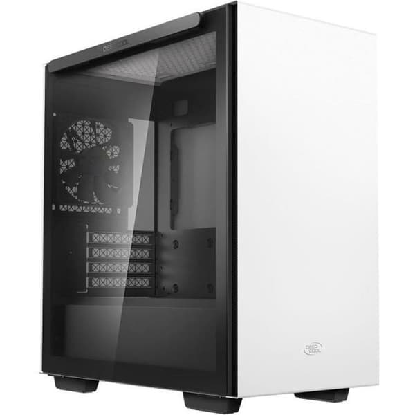 DEEPCOOL Macube 110 Hvid - Kasse uden strømforsyning - Minitårn - Micro-ATX-format