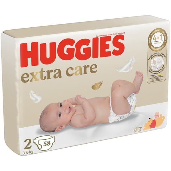 HUGGIES Extra Care stl. 2 (58 st)